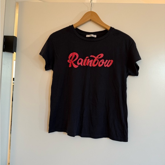 Mango Casual Black T-Shirt - Picture 1 of 3